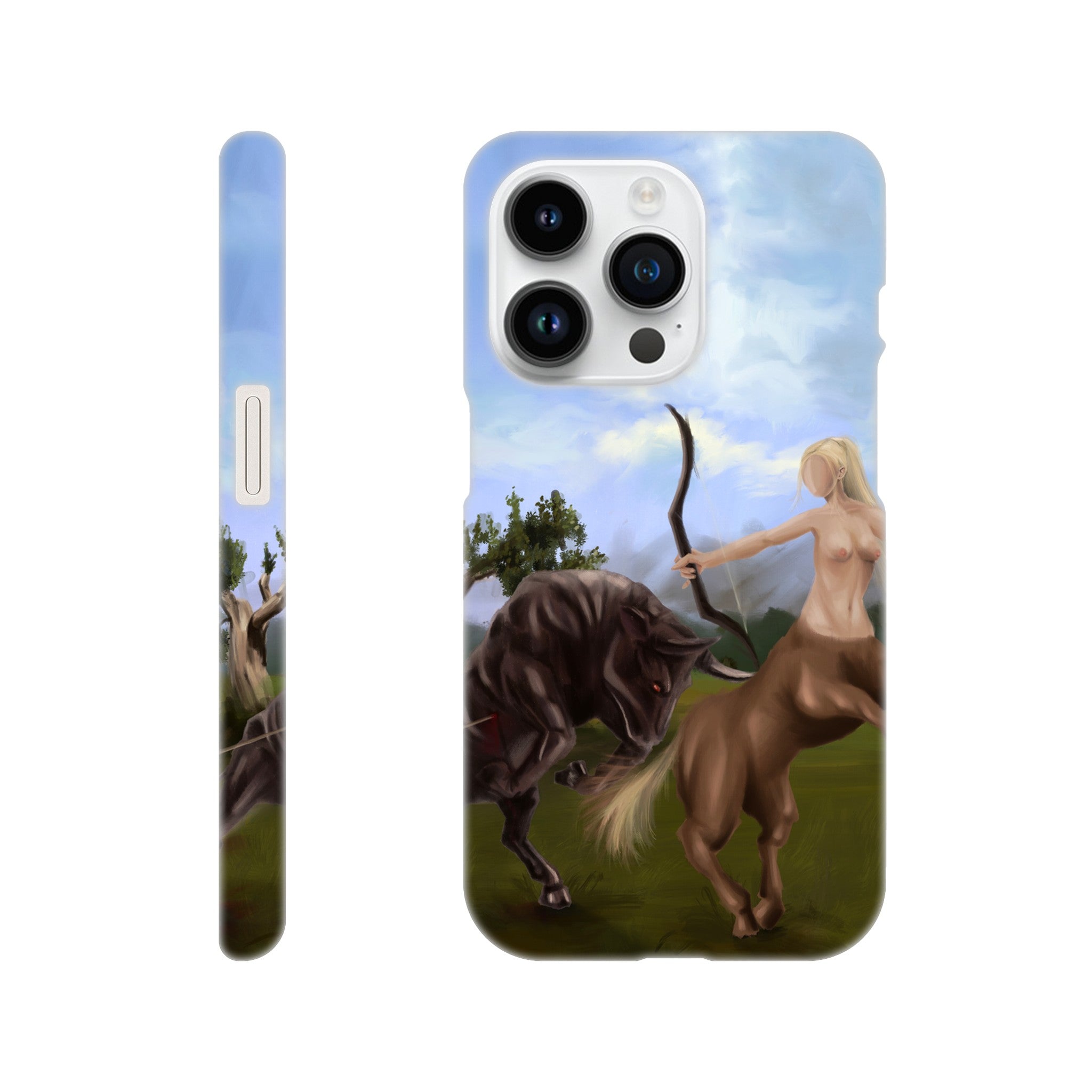 Slim Handy Case - Taurus Vs Sagittarius