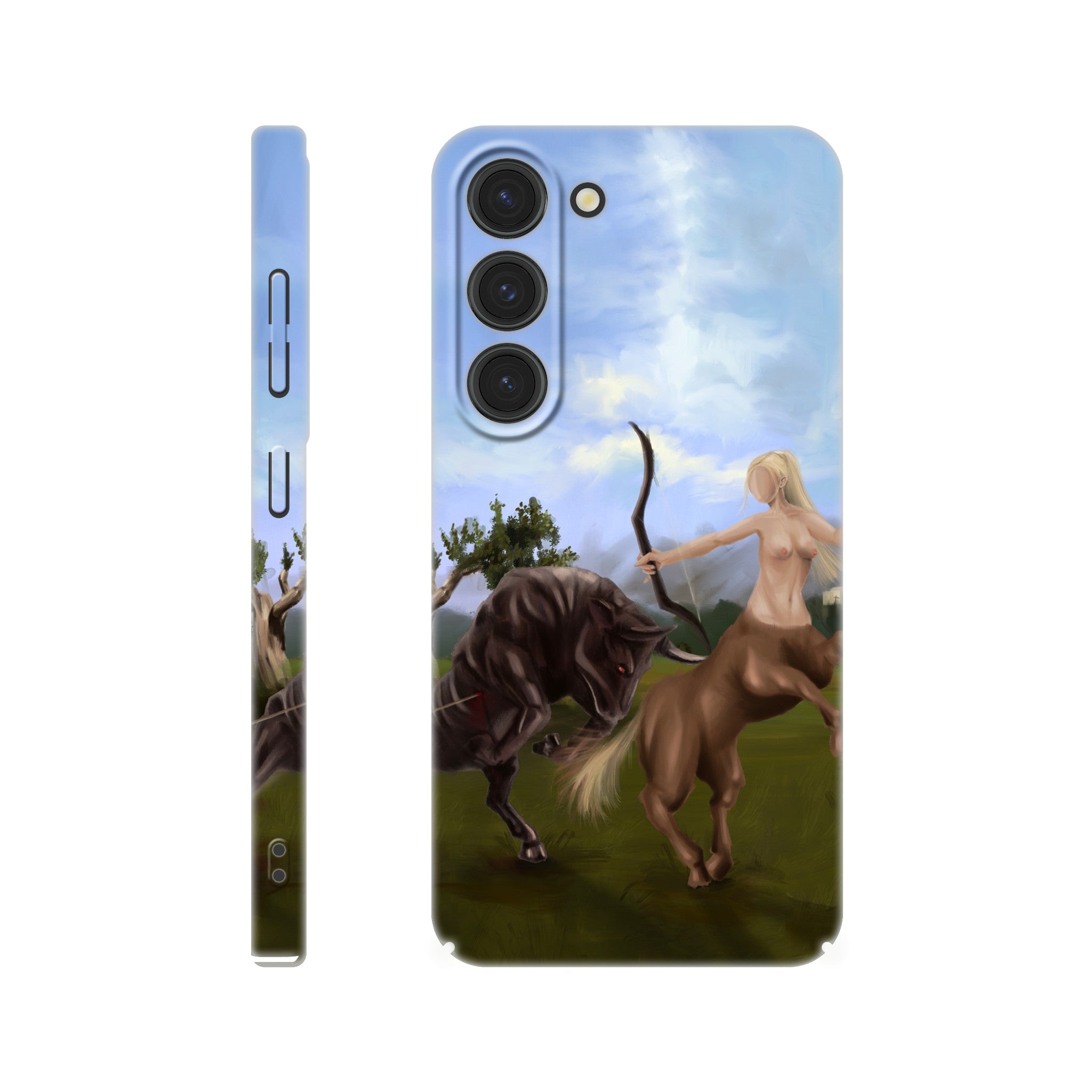 Slim Handy Case - Taurus Vs Sagittarius