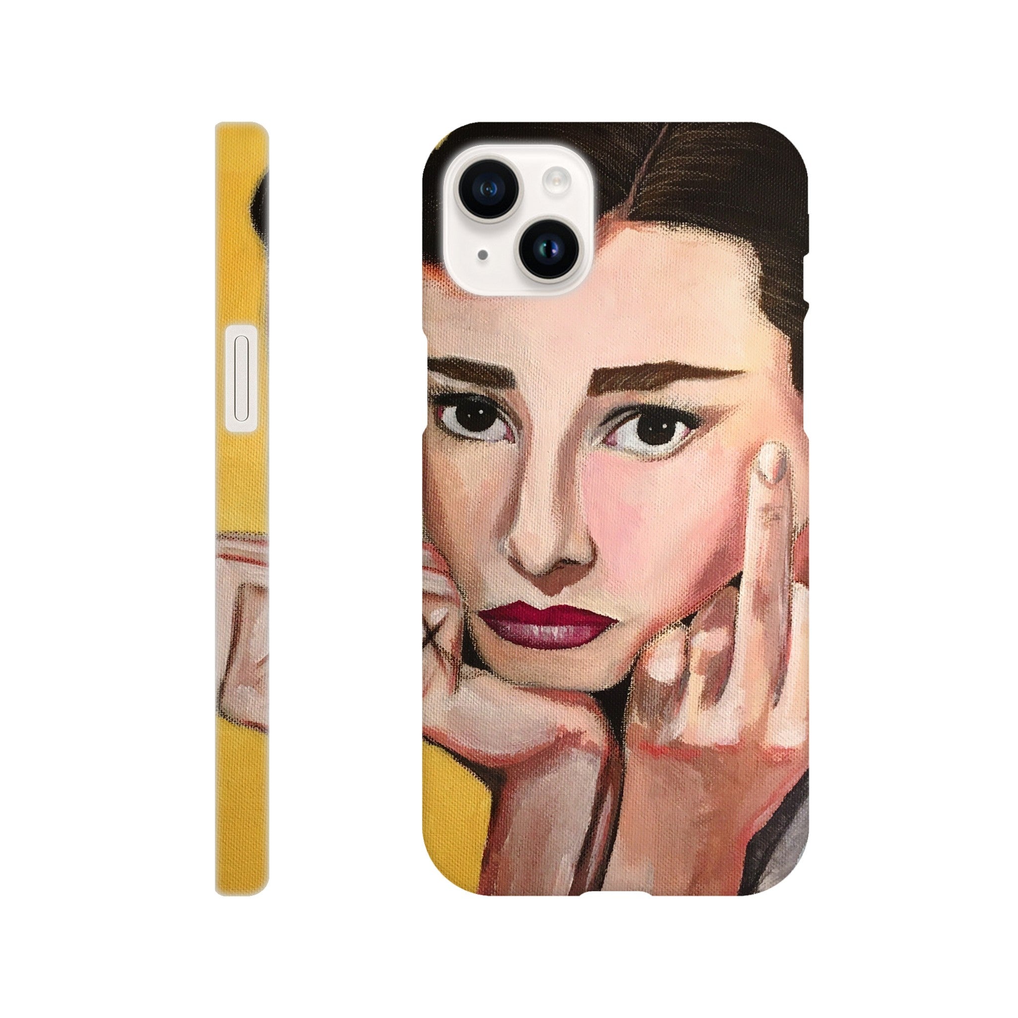 Slim Handy Case - Audrey says Hi