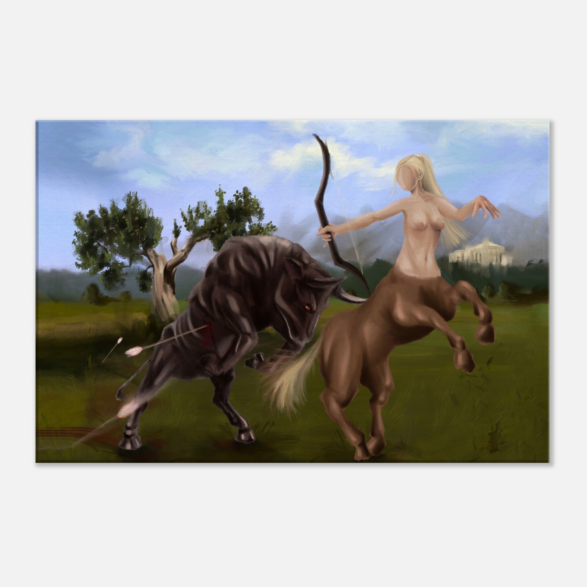 Leinwand - Taurus Vs Sagittarius