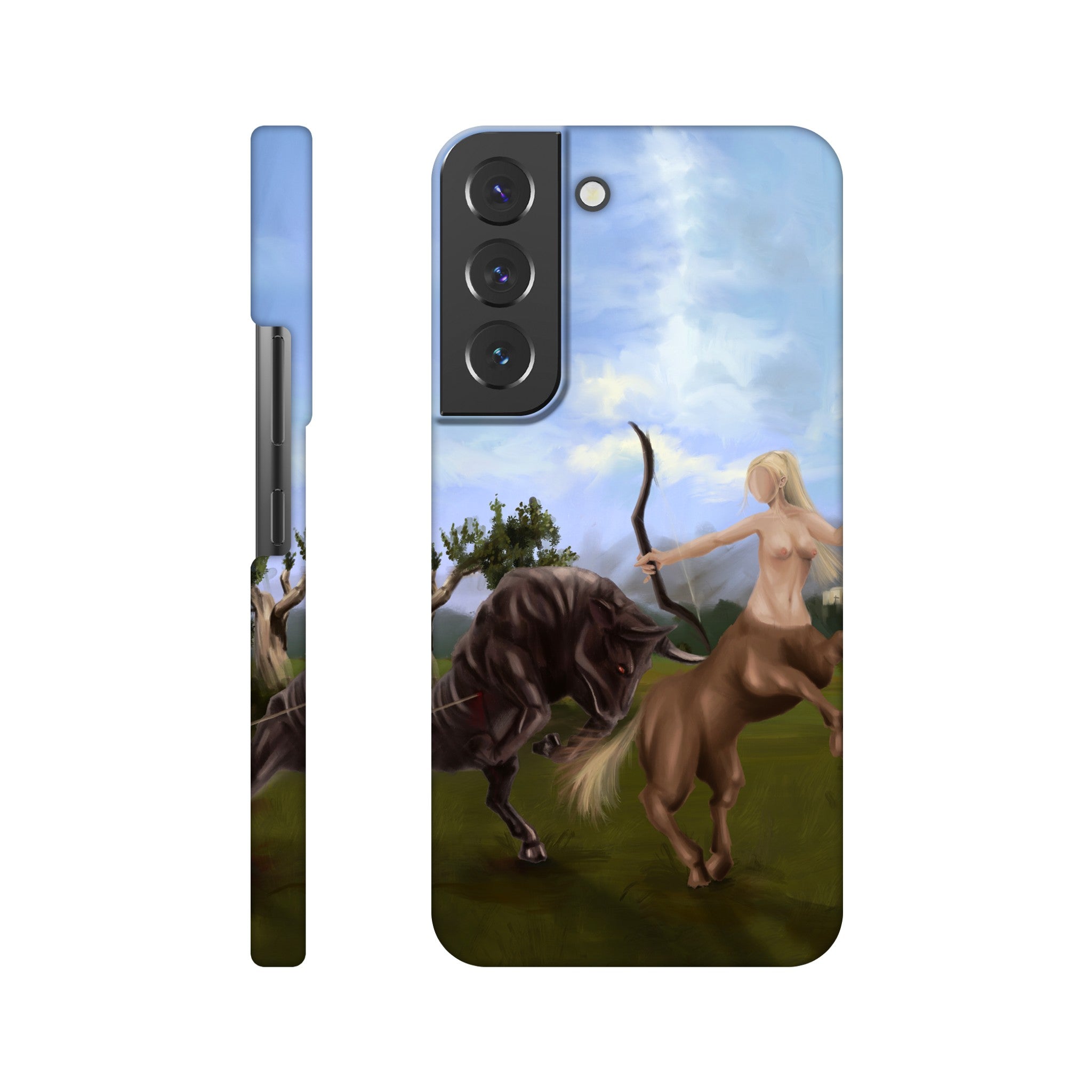 Slim Handy Case - Taurus Vs Sagittarius