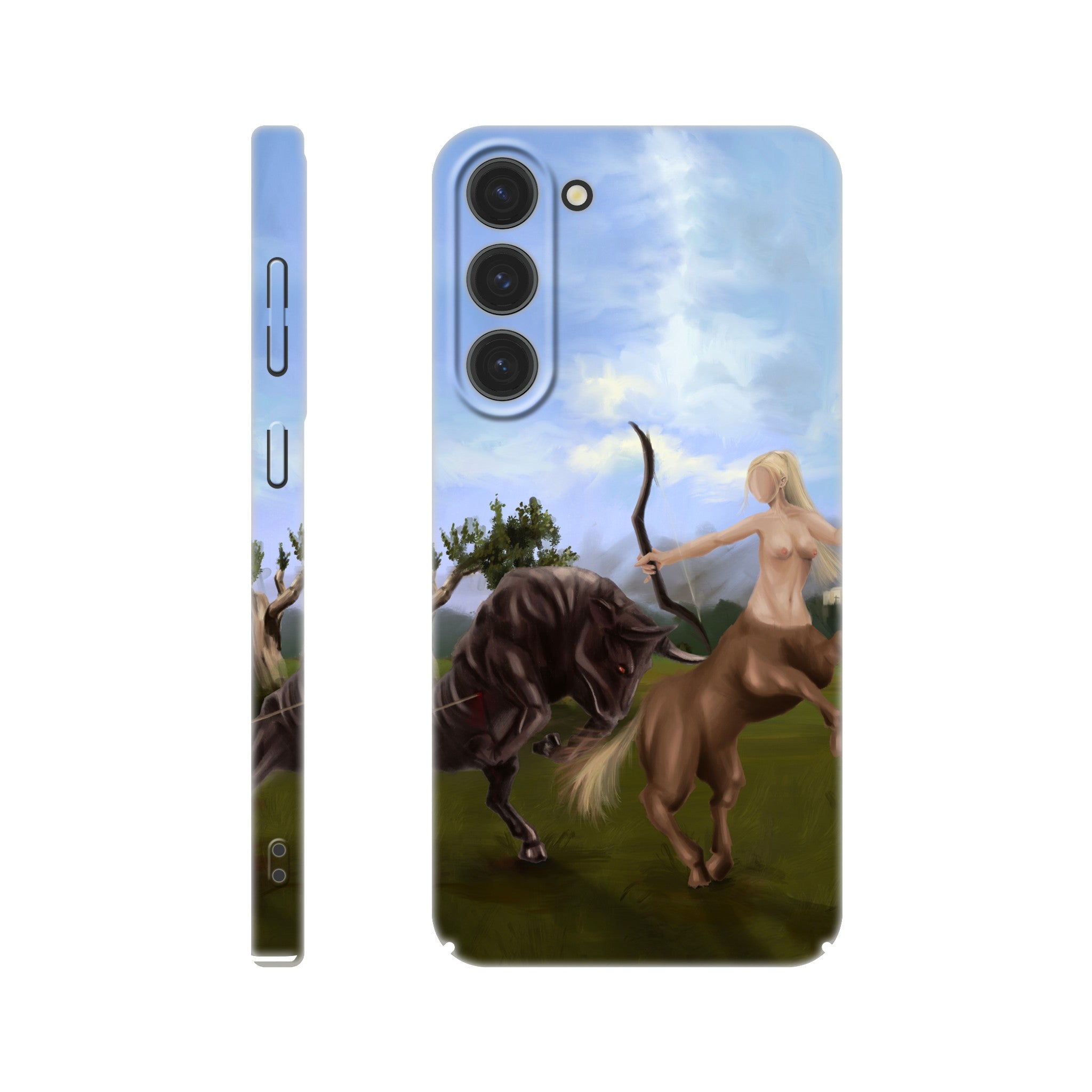 Slim Handy Case - Taurus Vs Sagittarius