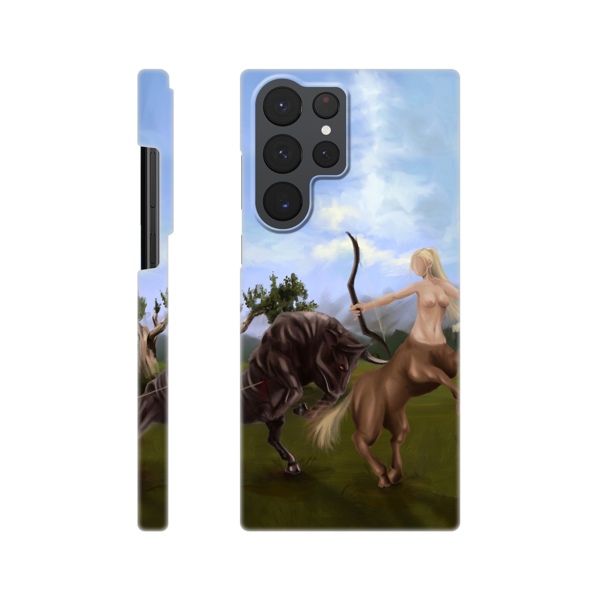 Slim Handy Case - Taurus Vs Sagittarius