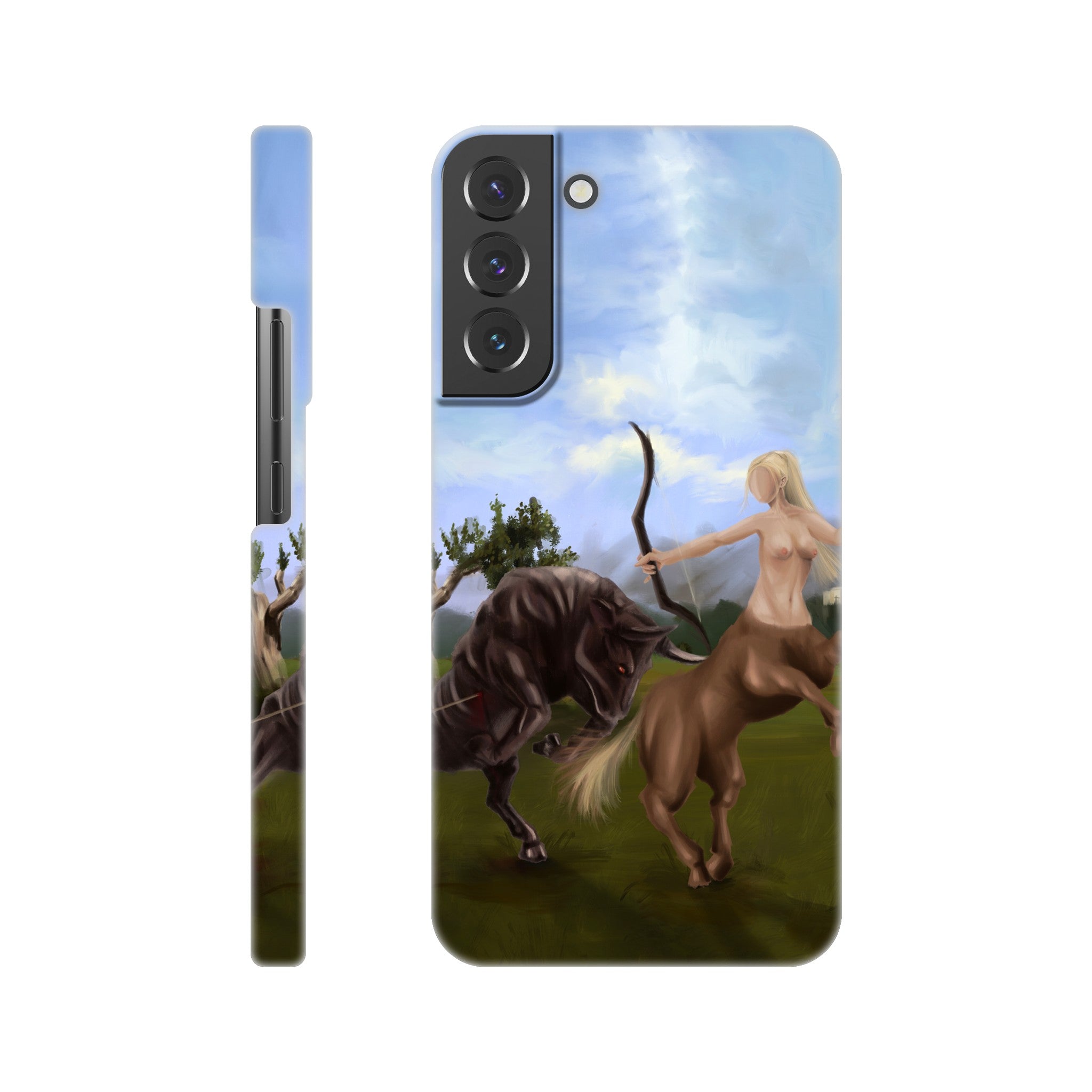 Slim Handy Case - Taurus Vs Sagittarius