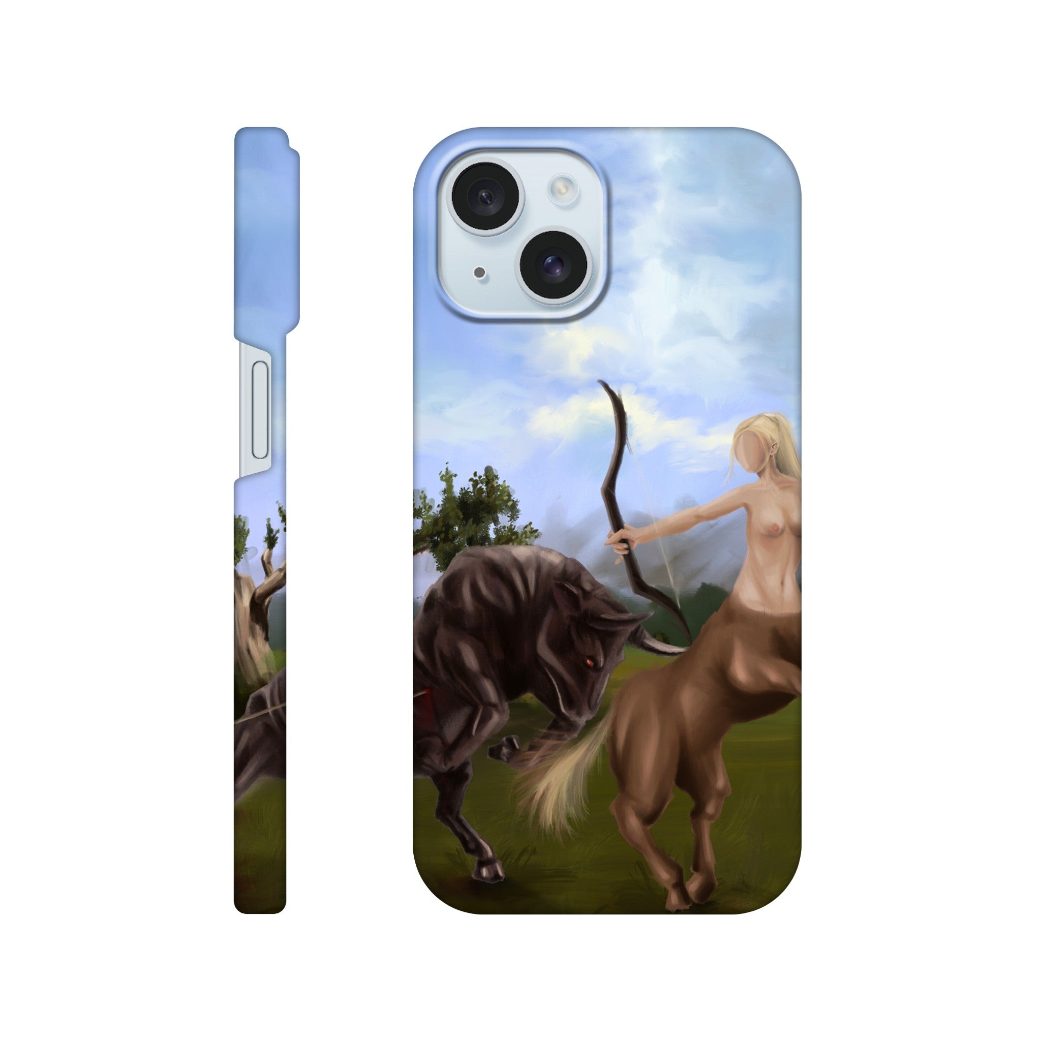 Slim Handy Case - Taurus Vs Sagittarius