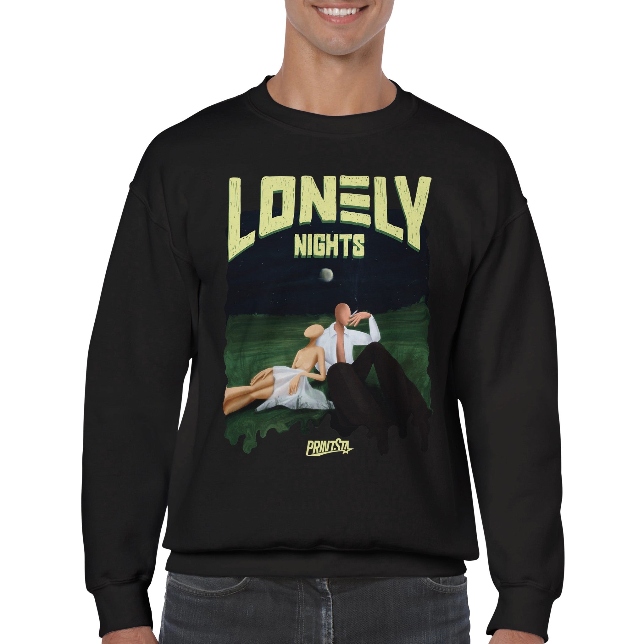 Sweatshirt Schwarz - Lonely Nights