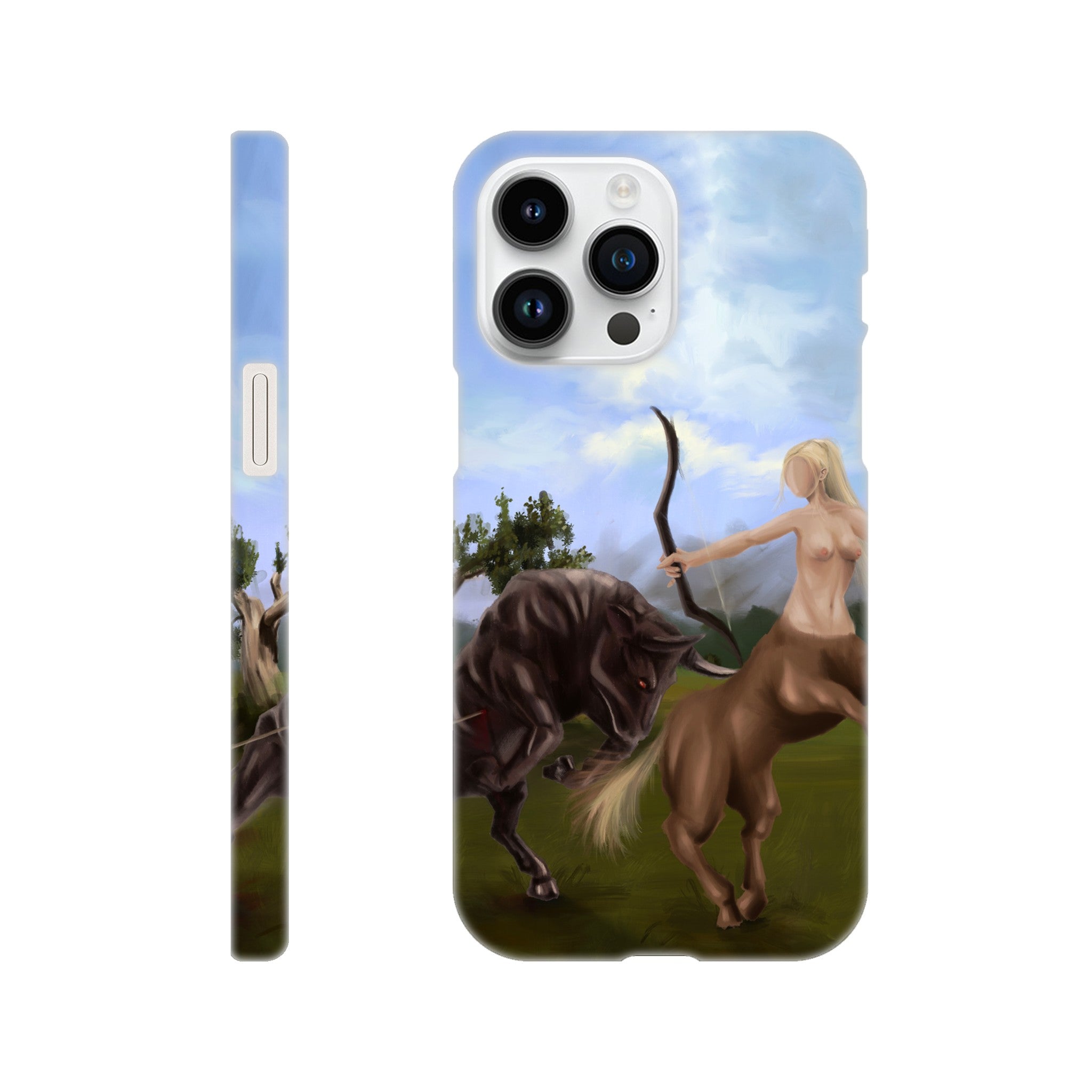 Slim Handy Case - Taurus Vs Sagittarius